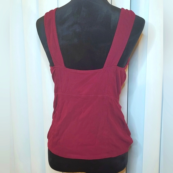 Bundle Free People Intimately Ribbed Sleeveless Brami & Front Button Red Cami XS - Picture 11 of 12